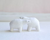 polar bear - bear soft sculpture