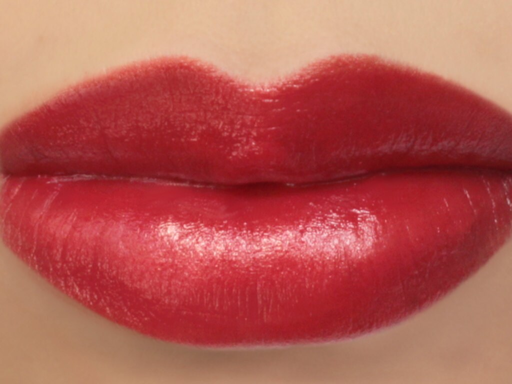 Vegan Lipstick Cherry bright red lipstick