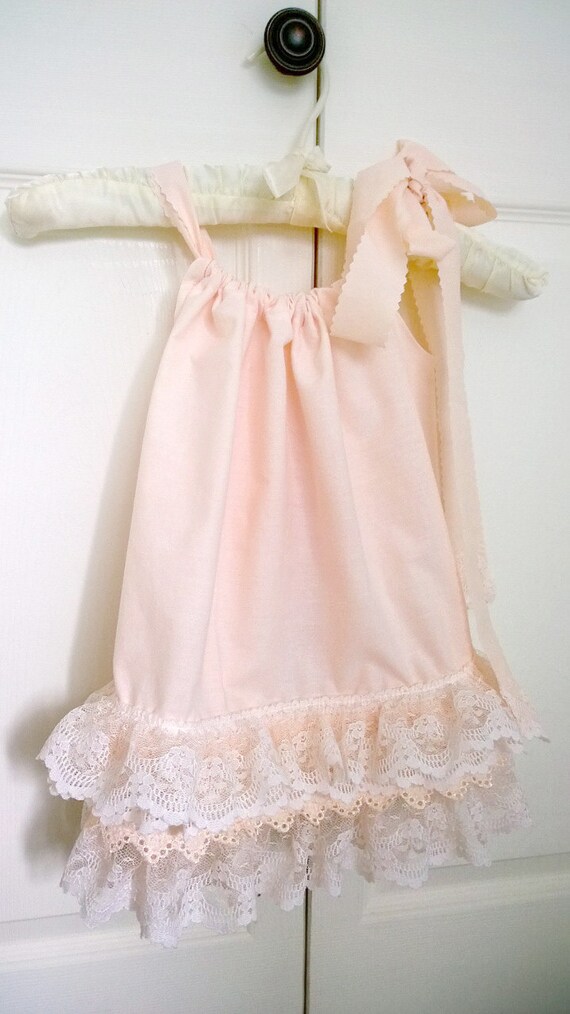 Pink & Lace pillowcase dress.