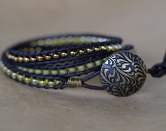 Walk in the Forest 3 Wrap Bracelet