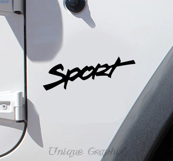 Decals for jeep wrangler sport #4