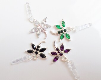 Dragonfly Cell Phone Dust Plug Crystal Dragonfly Cell Phone Charm Dragonfly Cell Phone Jewelry