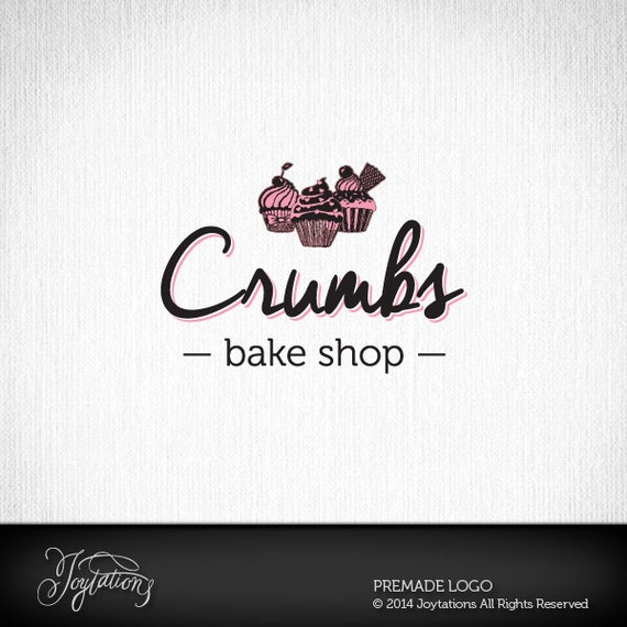 Crumbs Bake Shop Logo by Joytations on Etsy