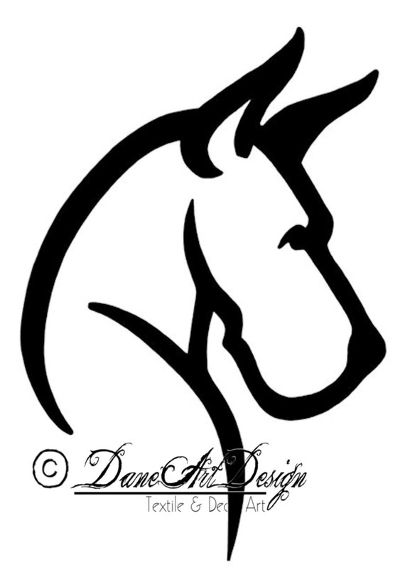large great dane head decal with cropped ears from daneart large great dane head decal with cropped ears from daneart