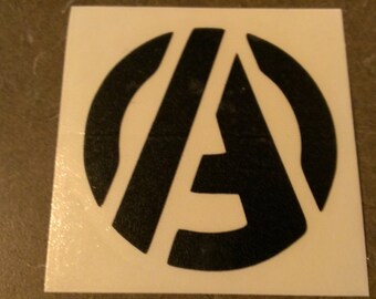 Anarchy Symbol Stencil
