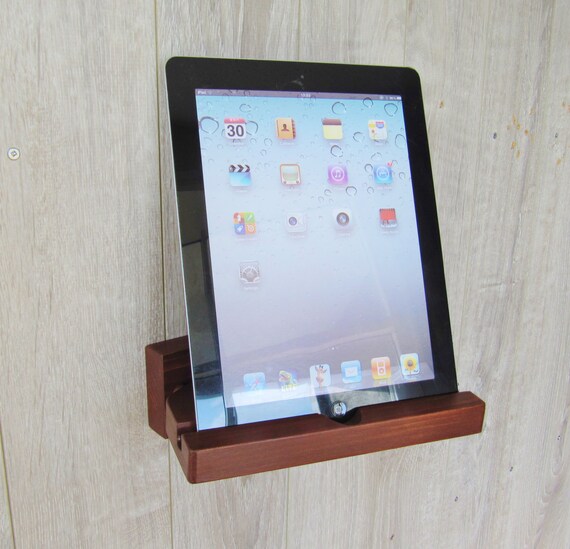 Items similar to iPad Stand iPad Shelf Made from Reclaimed Wood on Etsy
