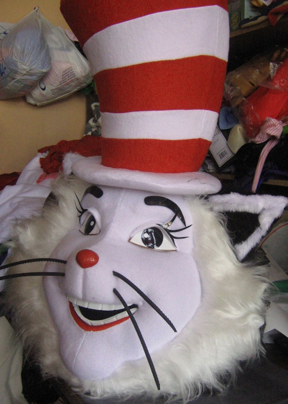 Cat in the Hat Mascot Costume Adult Costume by AdultMascotCostumes