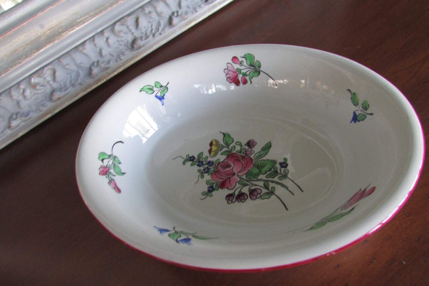 Demi Porcelain KG Luneville made in France Bowl French Country