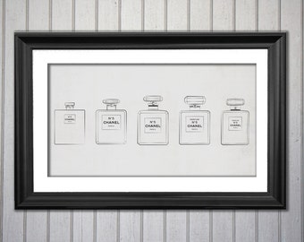 Chanel N5 Parfum Poster -digital file, INSTANT DOWNLOAD