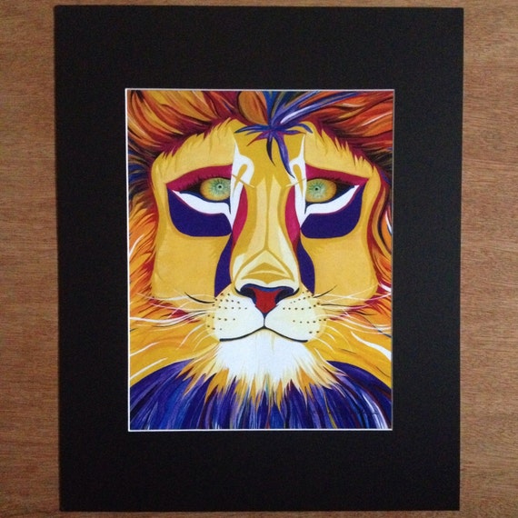 Abstract Lion by SoulVoyage on Etsy
