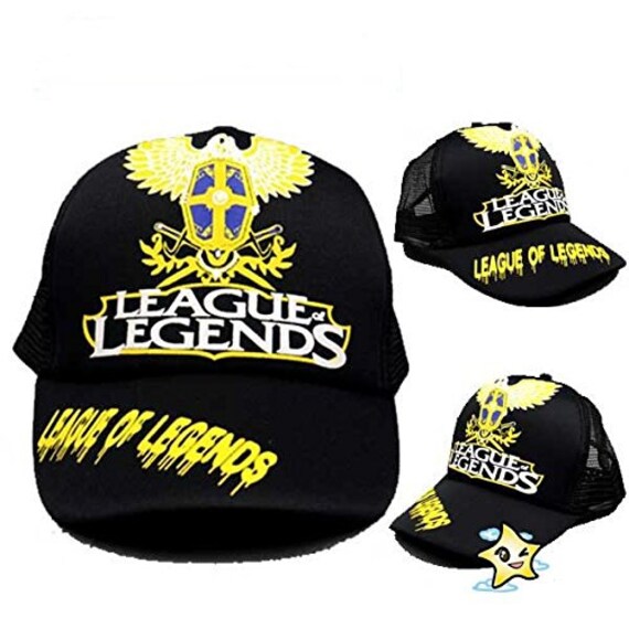 League of Legends LOL Black Baseball Cap Hat Flex-Fit with Adjustable ...