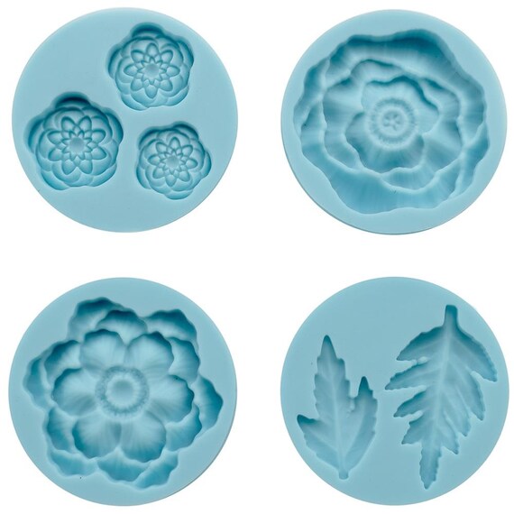 Martha Stewart Clay Silicone Push Molds 5 by sunnydaycraftsupply