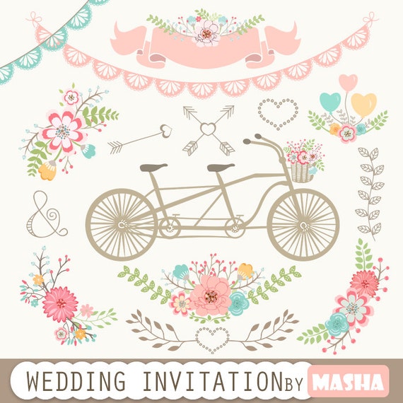 clipart pour invitation mariage - photo #5