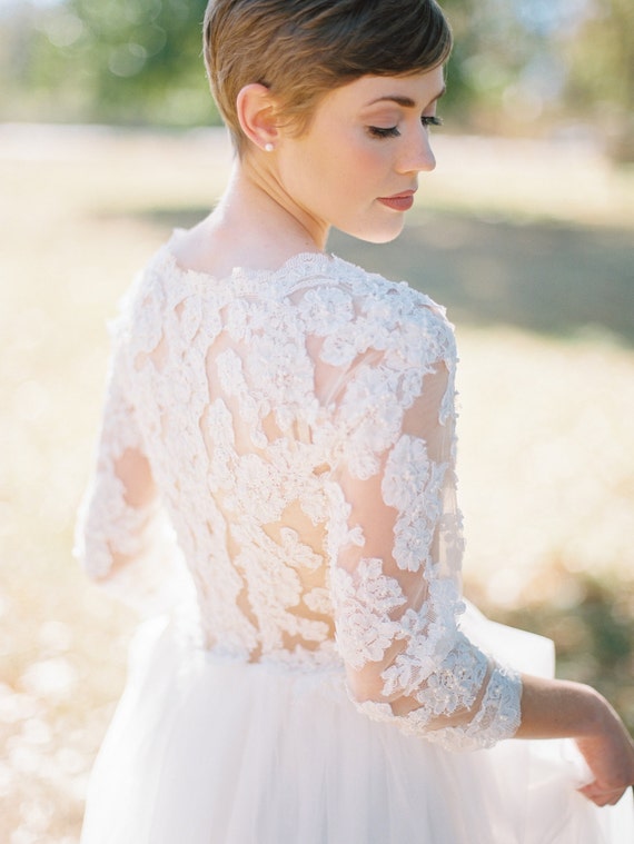 Cherie Gown / Bohemain Wedding Gown / Lace Bohemian Gown / Boho wedding romantic