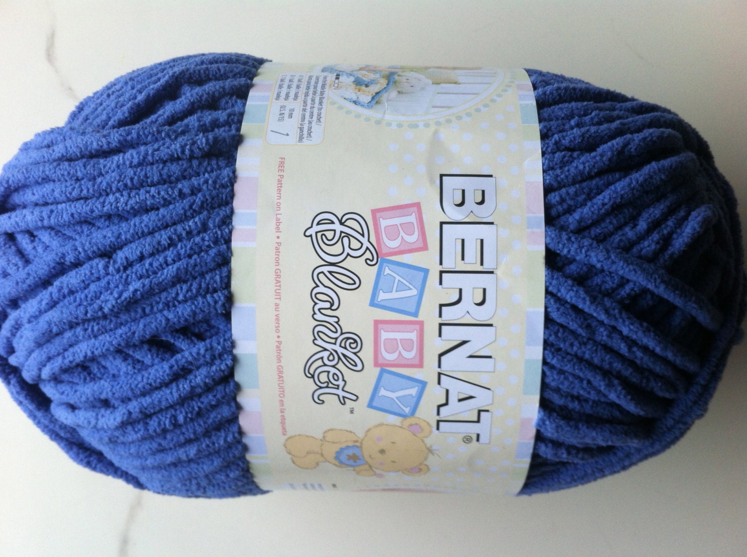 bernat blanket how baby yarn much 04115 Skein Big Blanket Baby 10.5oz Yarn DENIM Bernat BABY