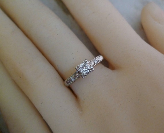 Heirloom estate engagement rings