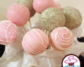 Wedding Themed Gourmet Cake Pops