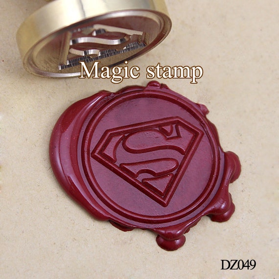 Superman Wax Seal Stamp wedding stamp party wax seal
