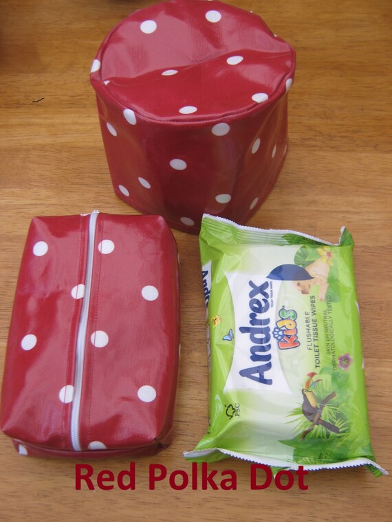 Toilet Roll Holder & Andrex Wet Wipes Cover