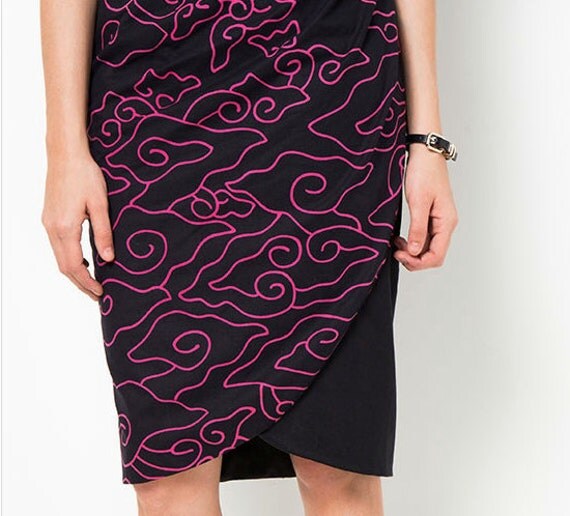 items similar to wrap skirt ethnic batik pencil skirt cotton skirt handdrawn items similar to wrap skirt ethnic batik pencil skirt cotton skirt handdrawn