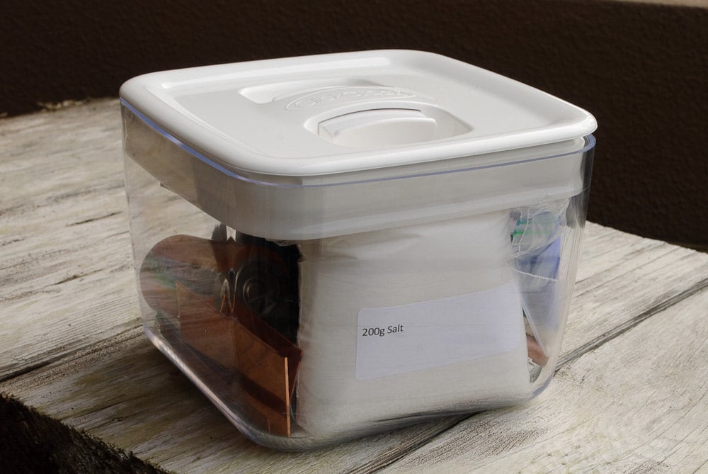 Basic ElectroEtching Copper Kit with a Battery includes