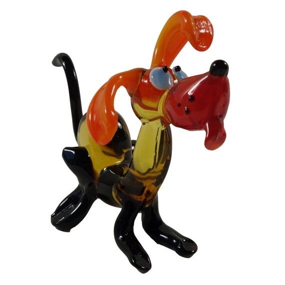 dog glass figurines