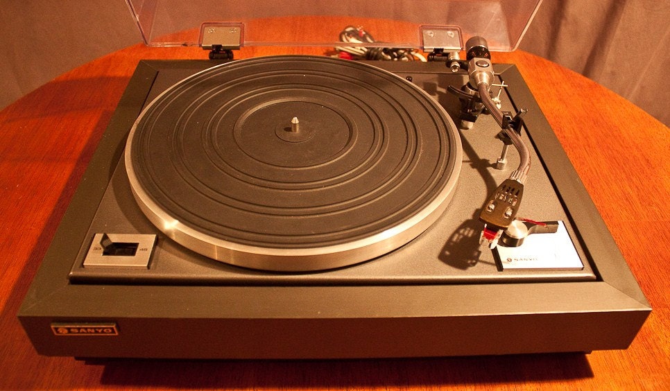 Sanyo Tp 626 Turntable Vintage Record Player