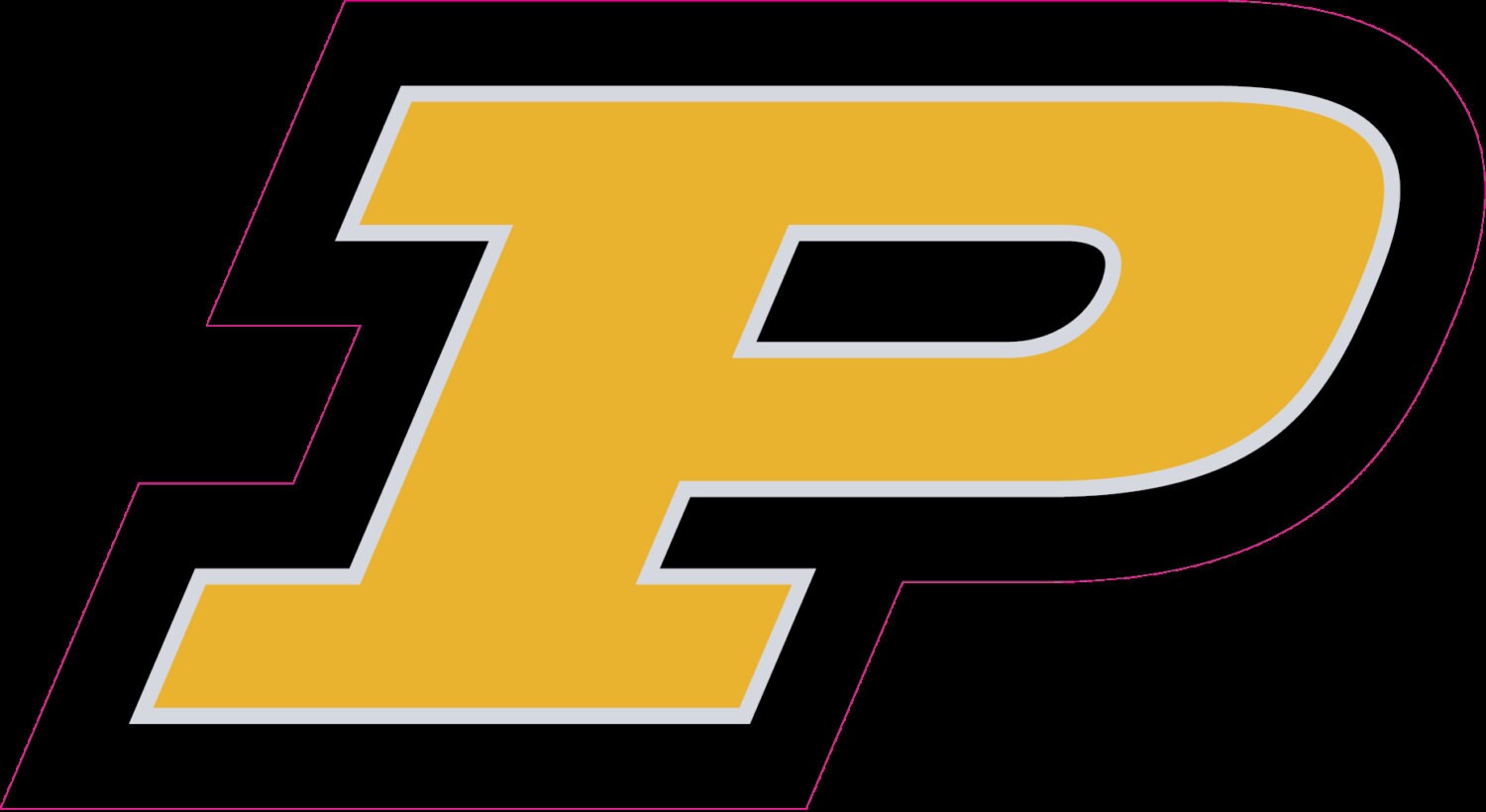 Purdue Boilermakers Fast P Decal Shipping By LiquidVinylGraphics