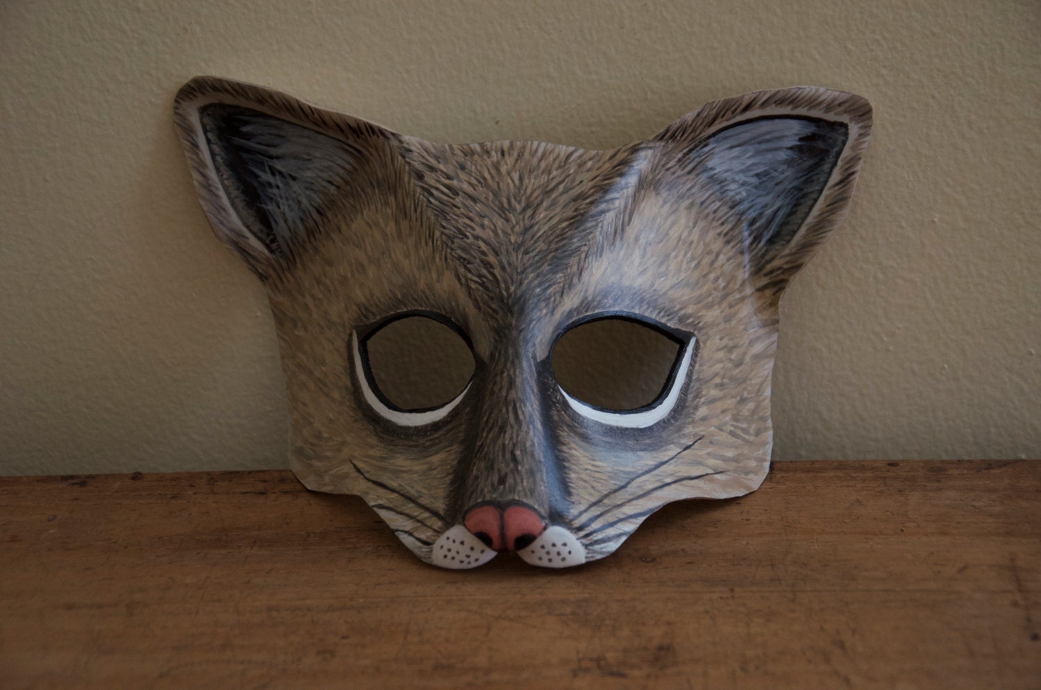 Maine Coon Leather Mask by TheDustyChicken on Etsy