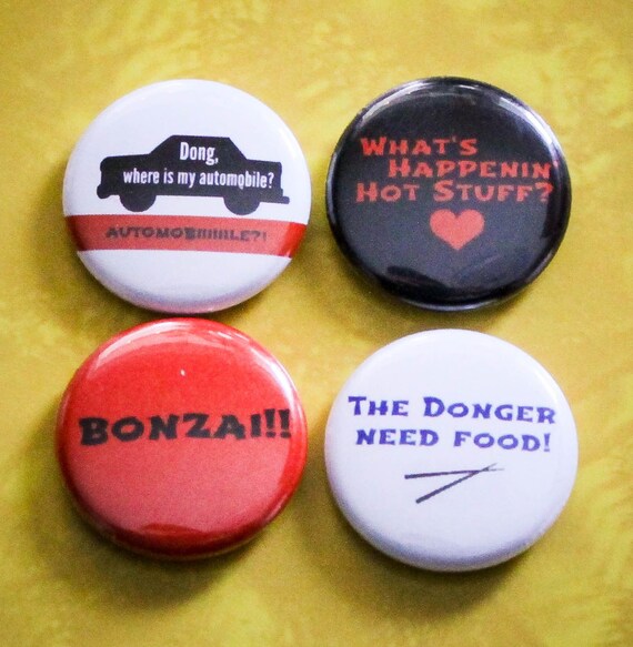 Sixteen Candles (Donger Pack) Set of 4 1" Pinback Buttons