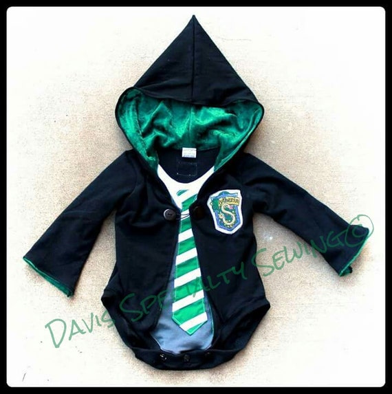 First Year Robe Slytherin Custom by DavisSpecialtySewing on Etsy