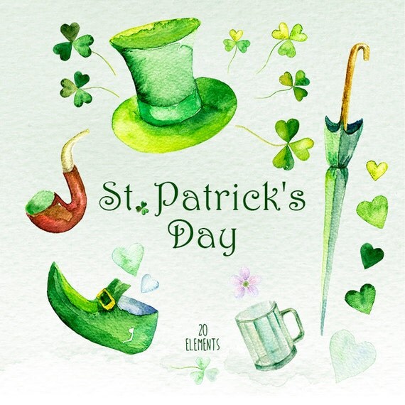 Download St. Patricks Day, Watercolor Saint Patrick's Day Clip art ...