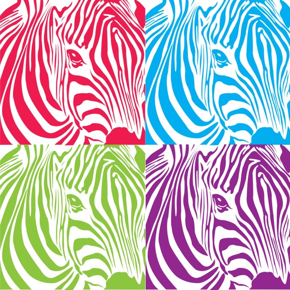 Items similar to Zebra Print Pop Art on Etsy