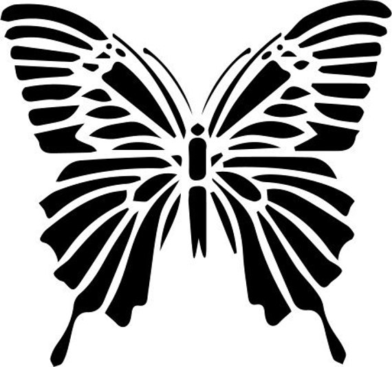 Items similar to Large Butterfly Stencil on Etsy