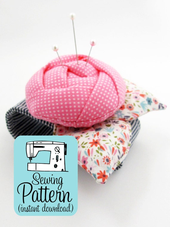 Rose Pincushion Cuff PDF Sewing Pattern Wrist by michellepatterns