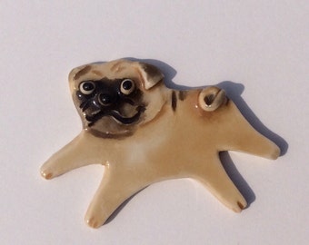 Mosaic Tile or pin Porcelain Ceramic Porcelain Pug