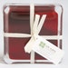Fused glass coasters. Red coasters. Glass coasters. Drink coasters. Gifts under 50. Wedding coasters. Coasters for drinks. Home decor.