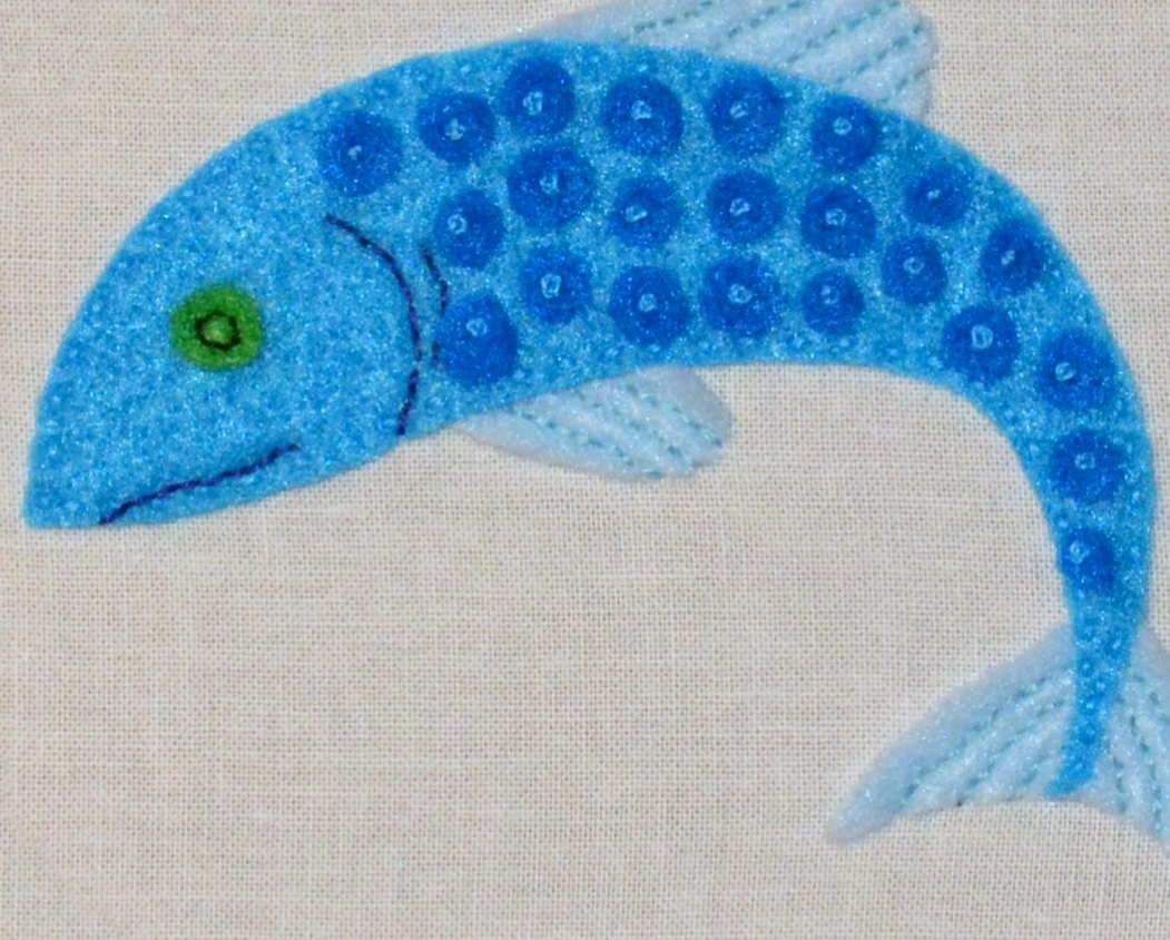 large-embroidered-colorful-fish-applique-patch-beach-etsy