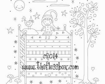 The Princess and the Pea Embroidery