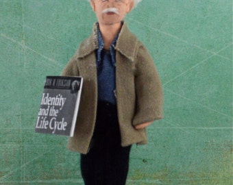 Erik Erikson Doll Miniature Psychologist And Author