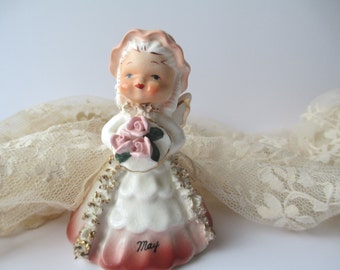 Napco May Angel Figurine - Darling Vintage