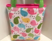 Birdies, Easter Basket, Toddler Tote Bag, Easter Egg Tote, Children, Candy, Holidays, Birthday, Gift Wrap, Spring Gift Bag, Birds, Chicks Birdies, Easter Basket, Toddler Tote Bag, Easter Egg Tote, Children, Candy, Holidays, Birthday, Gift Wrap, Spring Gift Bag, Birds, Chicks