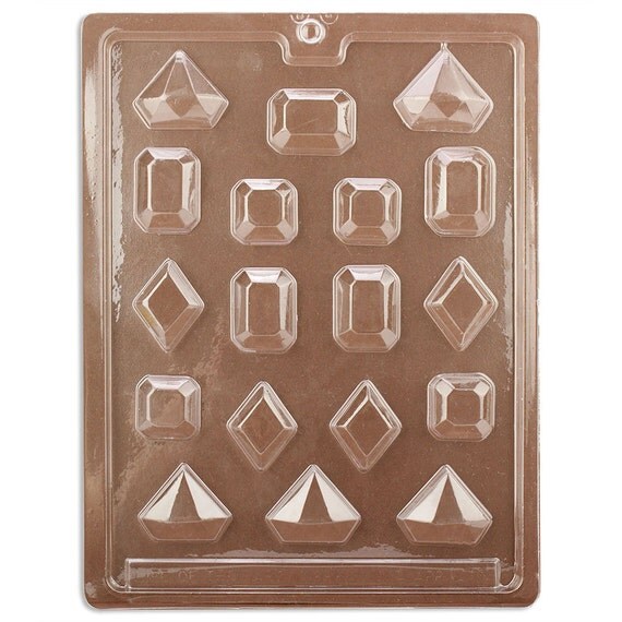 Gems & Jewels Chocolate Mold plastic candy making chocolate
