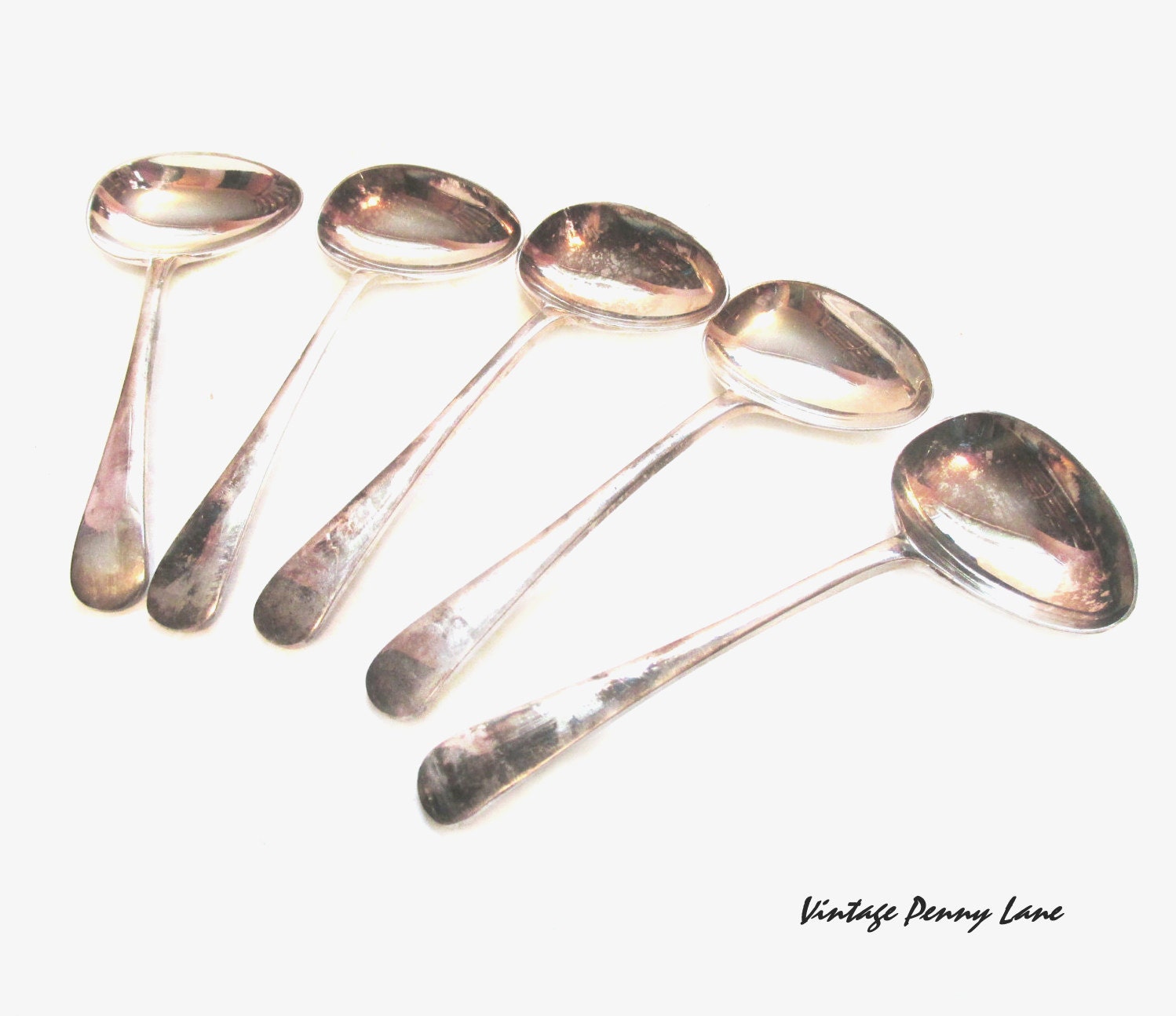 Vintage Spoons Silver Plated Silverware by VintagePennyLane