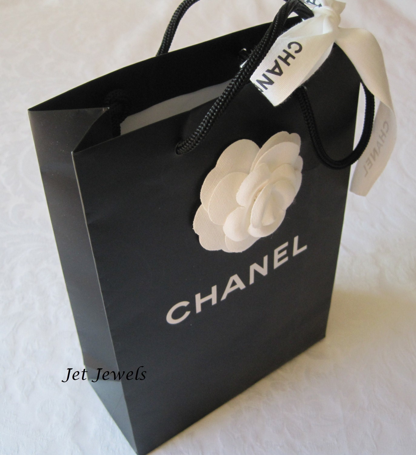 Chanel Gift Bag Chanel Paper Bag Black Chanel Bag Coco