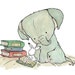 Children's Art -- Read With Me 8x10 -- Art Print