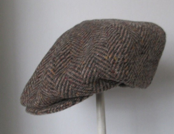 L L Bean Hanna Cap Hat Tweed Ireland Flat Newsboy Donegal