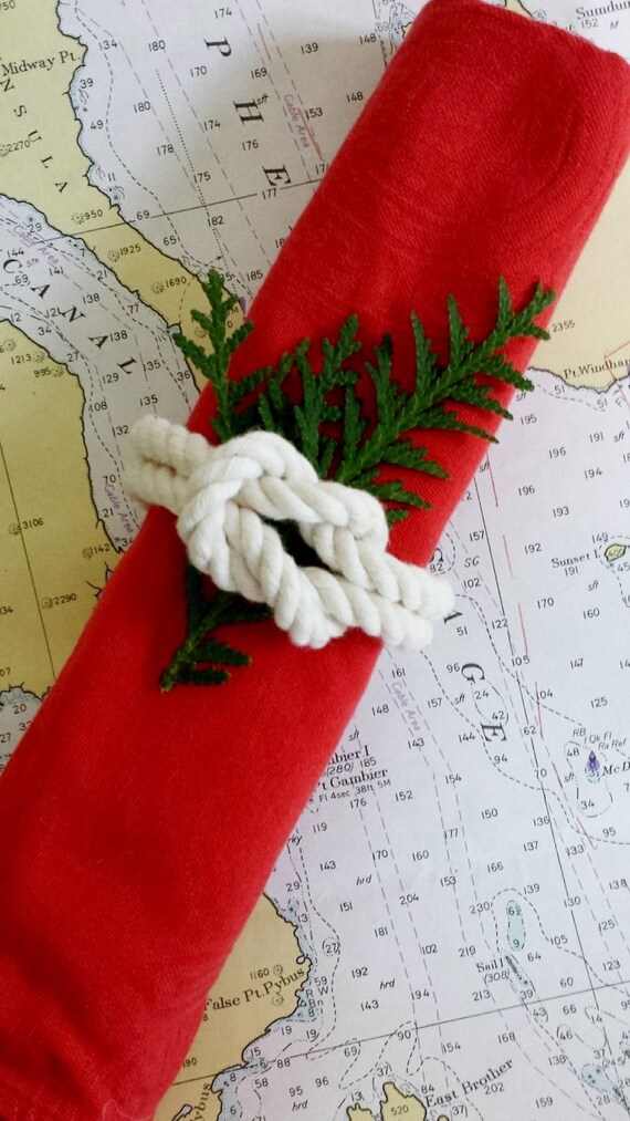 Nautical Napkin Rings by OlioDesigns on Etsy
