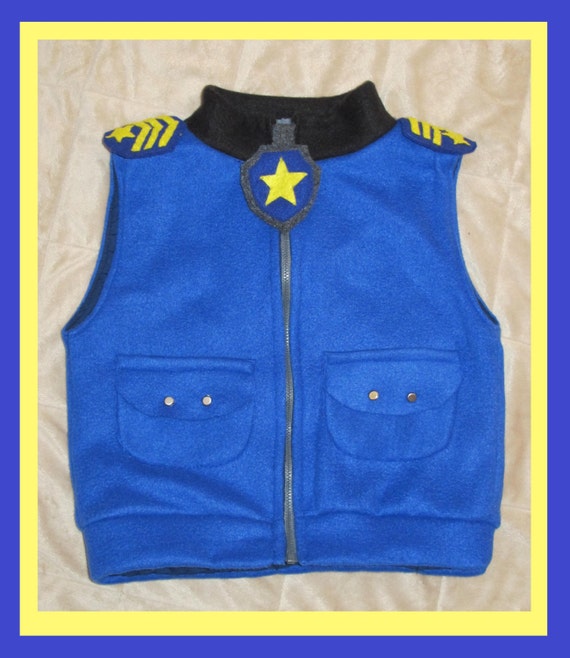 Paw patrol Chase And Ryder inspired jackets for Anna Hillary