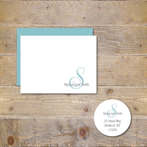 Personalized Note Cards . Personalized Stationery